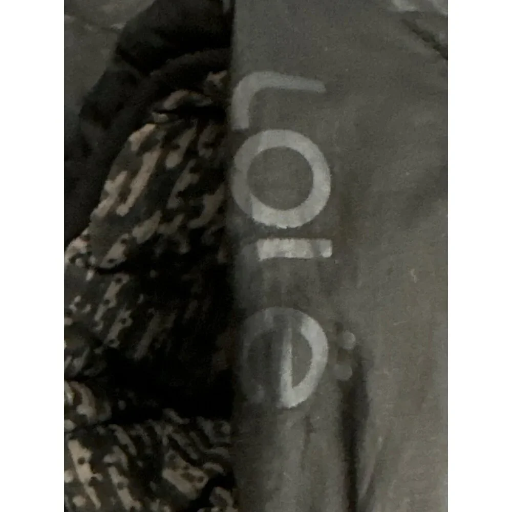 CCC Lole Reversible Hooded Puffer Jacket Black Gray Full Front Zipper - Picture 7 of 8